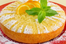 Вкусный пирог с лимонами и апельсинами.